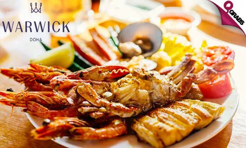 Thursday Seafood Tabletop Dinner Buffet at Warwick Doha Hotel!